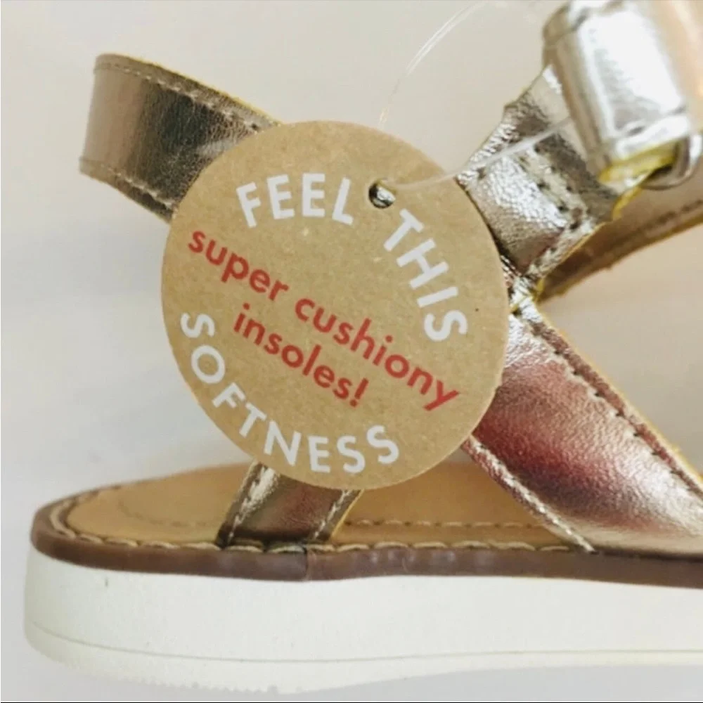 Hanna Andersson Gold Sandals